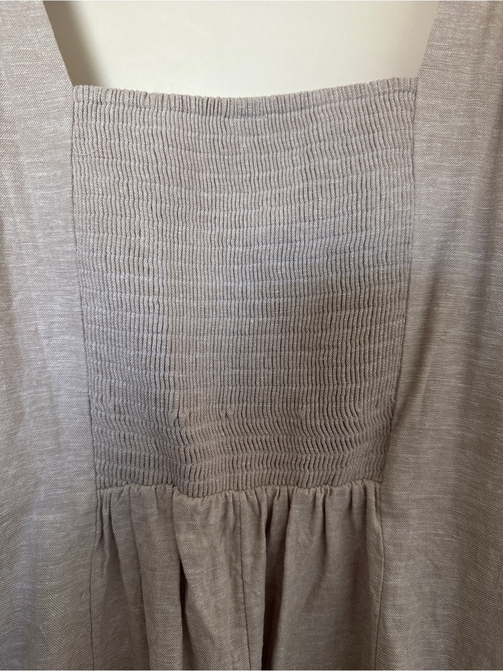 Old Navy Women’s Strapless Linen Midi Dress in tan size L - Picture 5 of 6